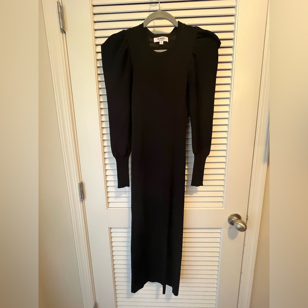 BB Dakota Black Long Sleeve Bodycon Dress